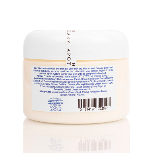 Shea Body Butter with Clary Sage & Frankincense 250ml