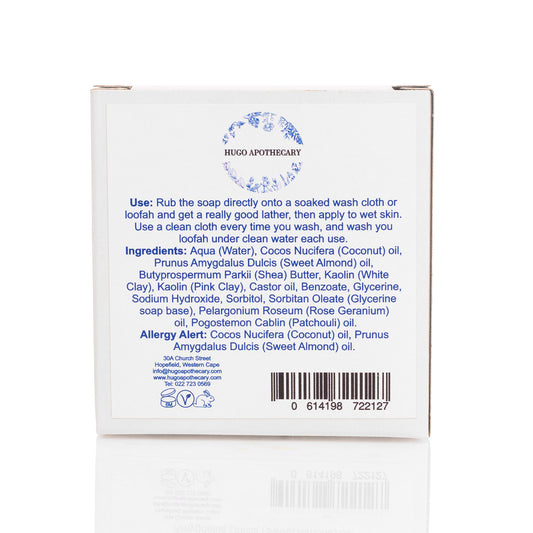 Rose Geranium & Patchouli Soap 90g