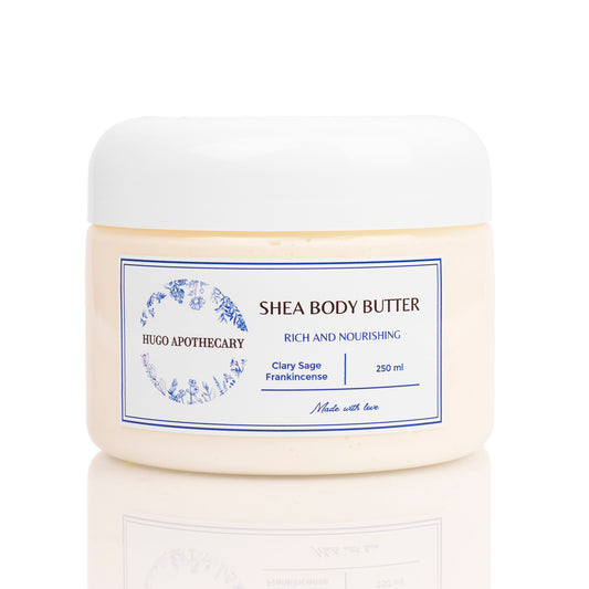 Shea Body Butter with Clary Sage & Frankincense 250ml